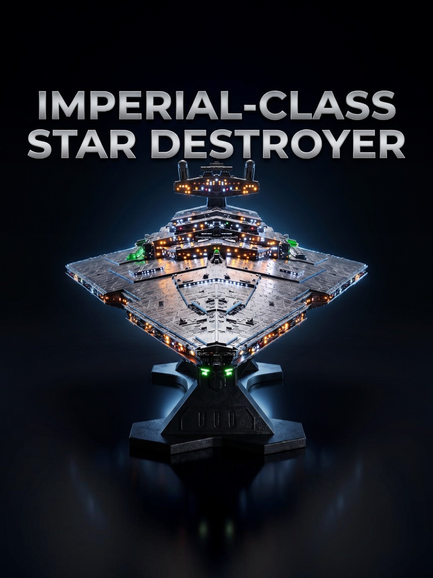 Super Star Destroyer DIY Display Model with LED & Voice Control