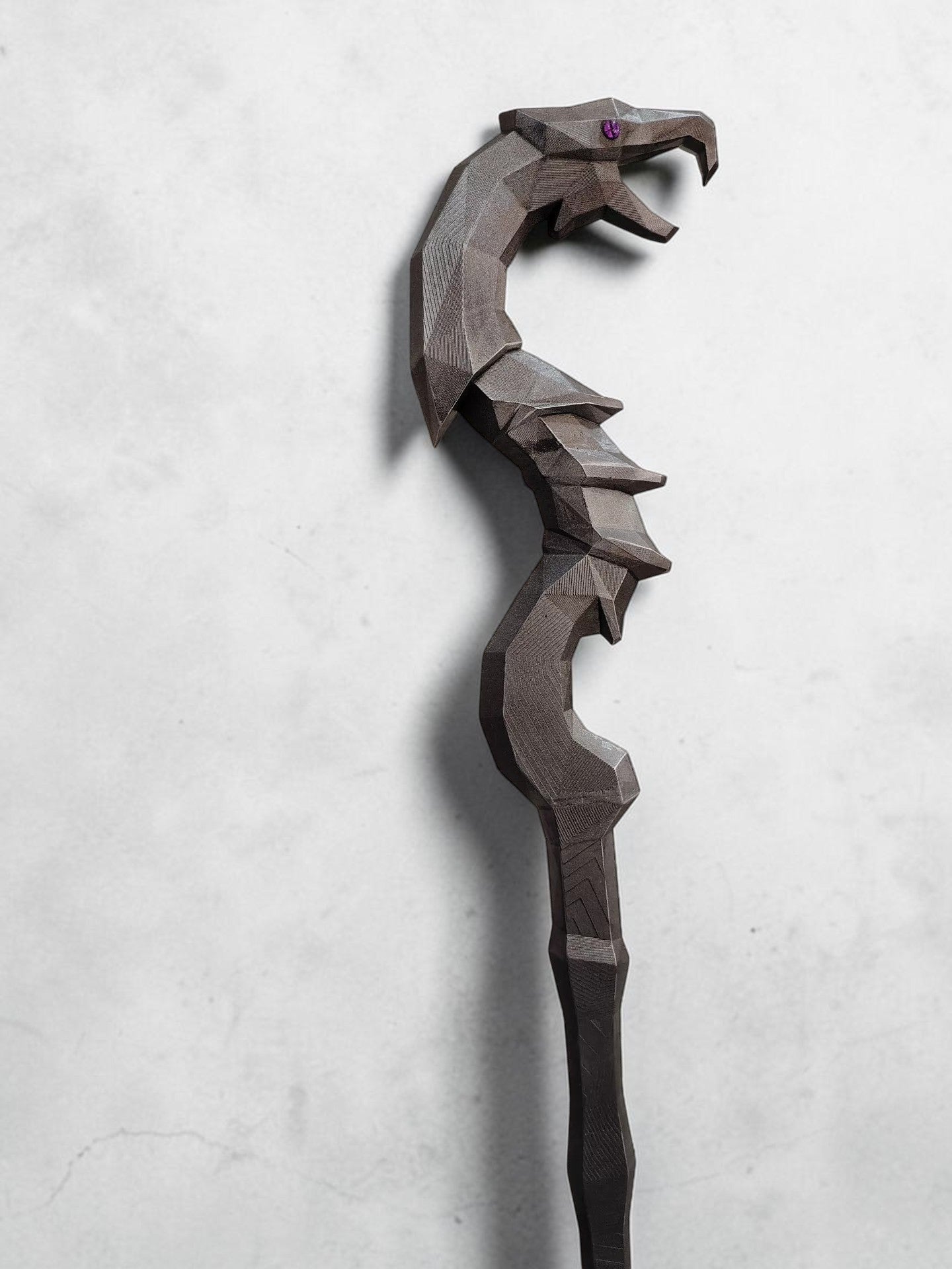 Nahkriin Inspired Staff, Skyrim Cosplay Prop, Elder Scrolls Game Room Wall Decor