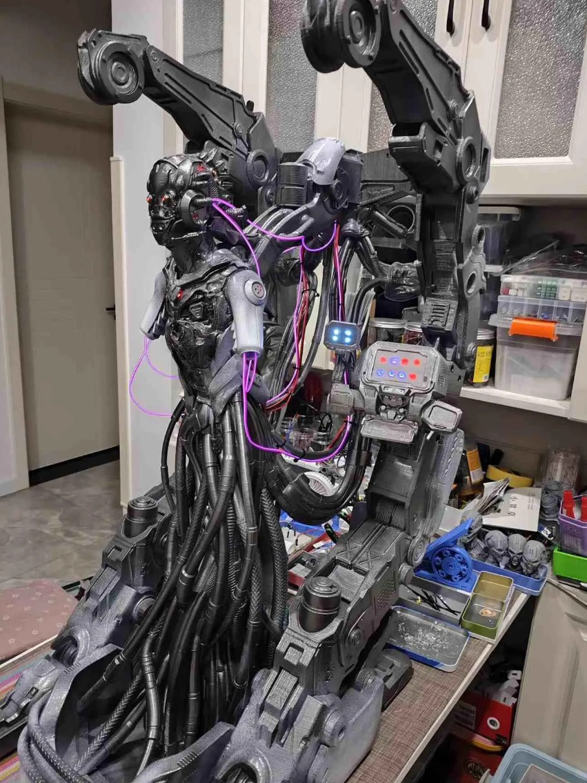 StarCraft Alien Commander Adjutant HUGE Female Figure with LED Lighting & Voice Control, Sci-Fi Statue
