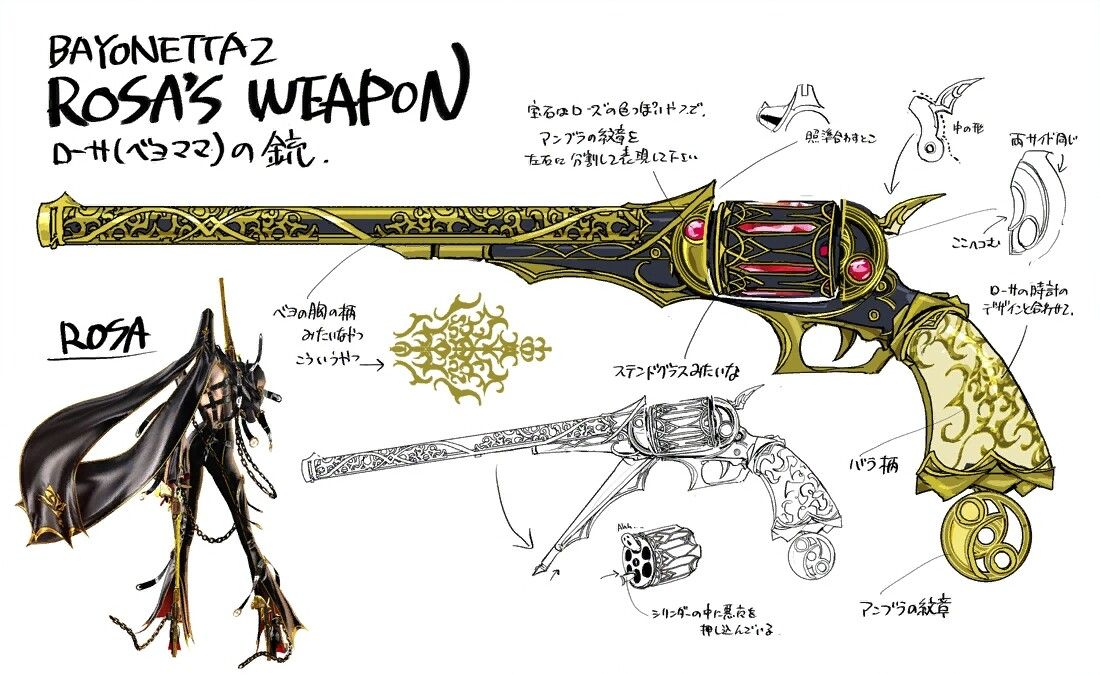 Custom Order for Henry - Unforgiven - 4 Rosa Gun