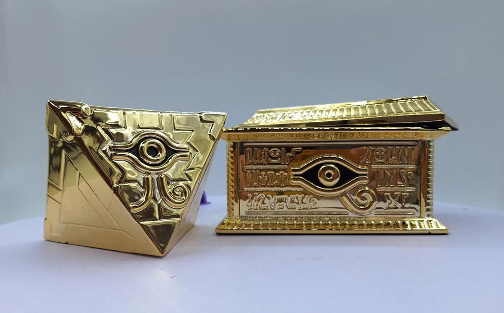 Millennium Sarcophagus and Puzzle - Anime Replica -Yu-Gi-Oh Electroplated desk decor Gift