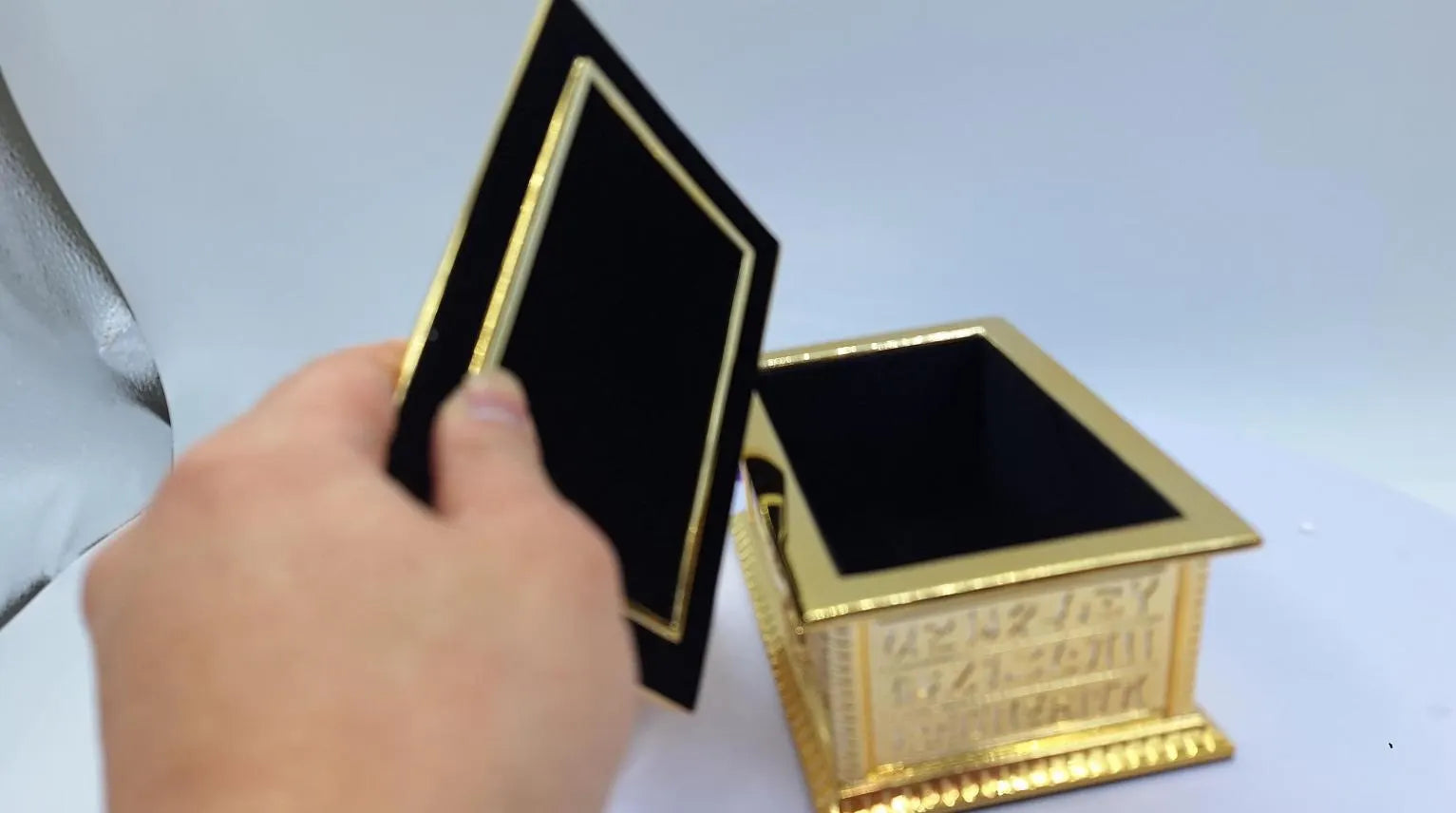 Millennium Sarcophagus and Puzzle - Anime Replica -Yu-Gi-Oh Electroplated desk decor Gift