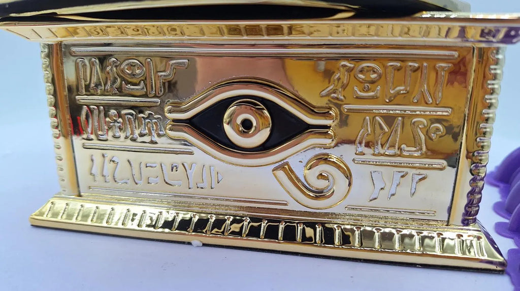 Millennium Sarcophagus and Puzzle - Anime Replica -Yu-Gi-Oh Electroplated desk decor Gift