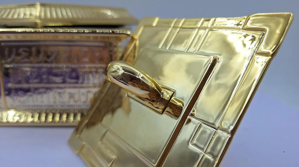 Millennium Sarcophagus and Puzzle - Anime Replica -Yu-Gi-Oh Electroplated desk decor Gift
